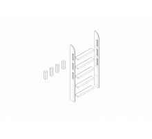 Пакет №10 Прямая лестница и опоры для кровати Соня