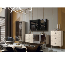 Комод для гостиной Богемия Фарфале (Bogemia Farfalle) БМКМ-4(Fa) [5][10]