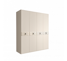 Четырехстворчатый шкаф для одежды Богемия Фарфале (Bogemia Farfalle) БМШ2/4 (Fа)