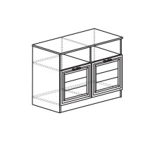 Тумба в гостиную Лира 47 темная
