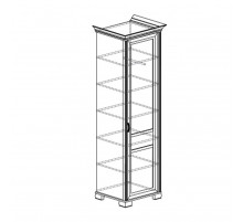Шкаф пенал Флора 902